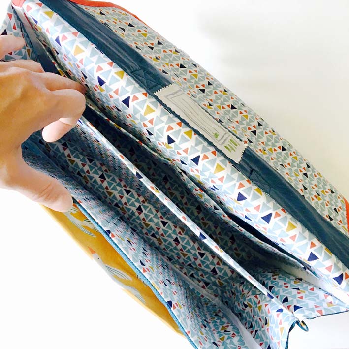 Cartable CP/primaire renforcé et léger Bleu et Jaune Oiseaux