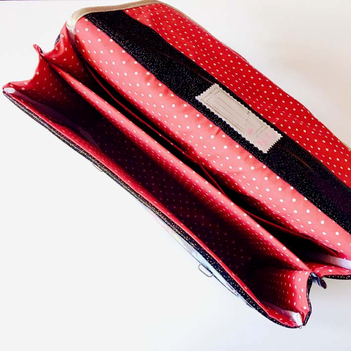 Cartable CP/primaire renforcé et léger Noir pailleté doré Jungle