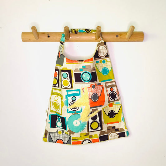 Bavoir en éponge et coton appareil photo