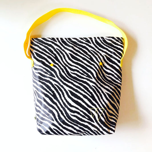 Lunch-bag zèbre noir et blanc