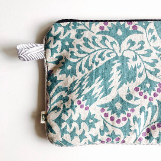 La pochette fleurie oiseau