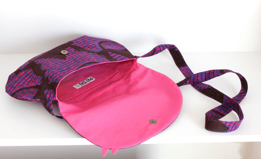 Sac a main wax violet