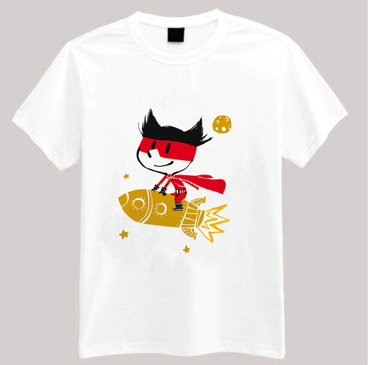 T-shirt blanc Super-Boy