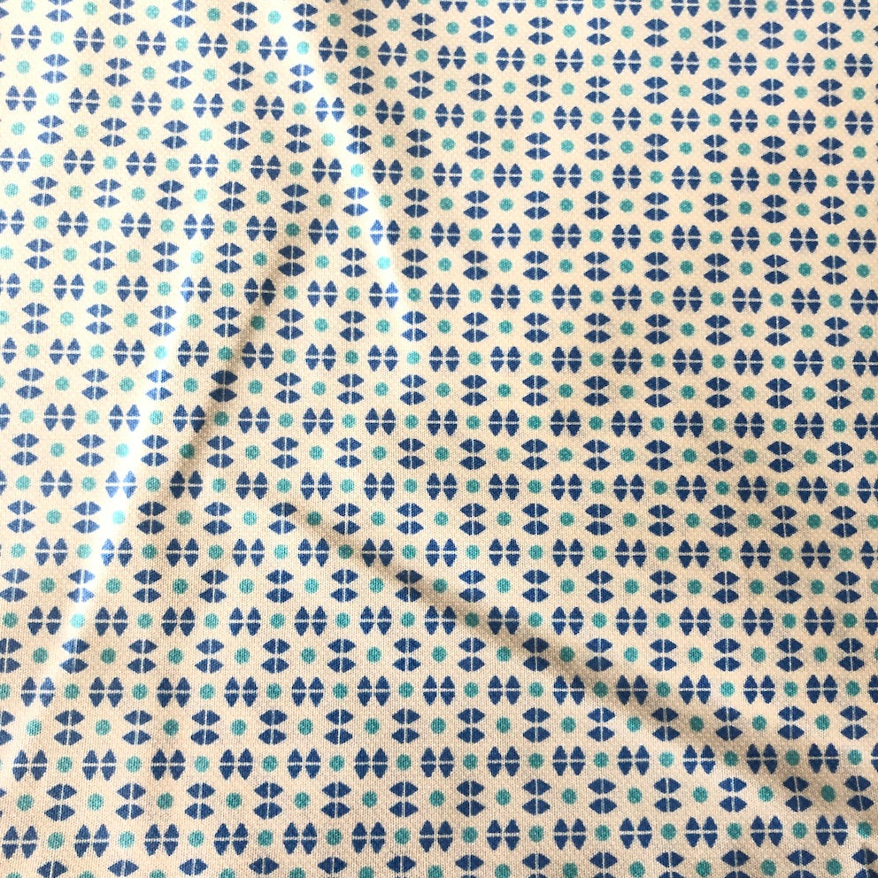 29-Enduit bleu blanc grafik