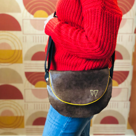 Sac à main en simili cuir