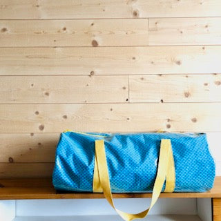 Sac Polochon bleu et jaune