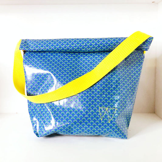 Lunch-bag GM bleu et jaune