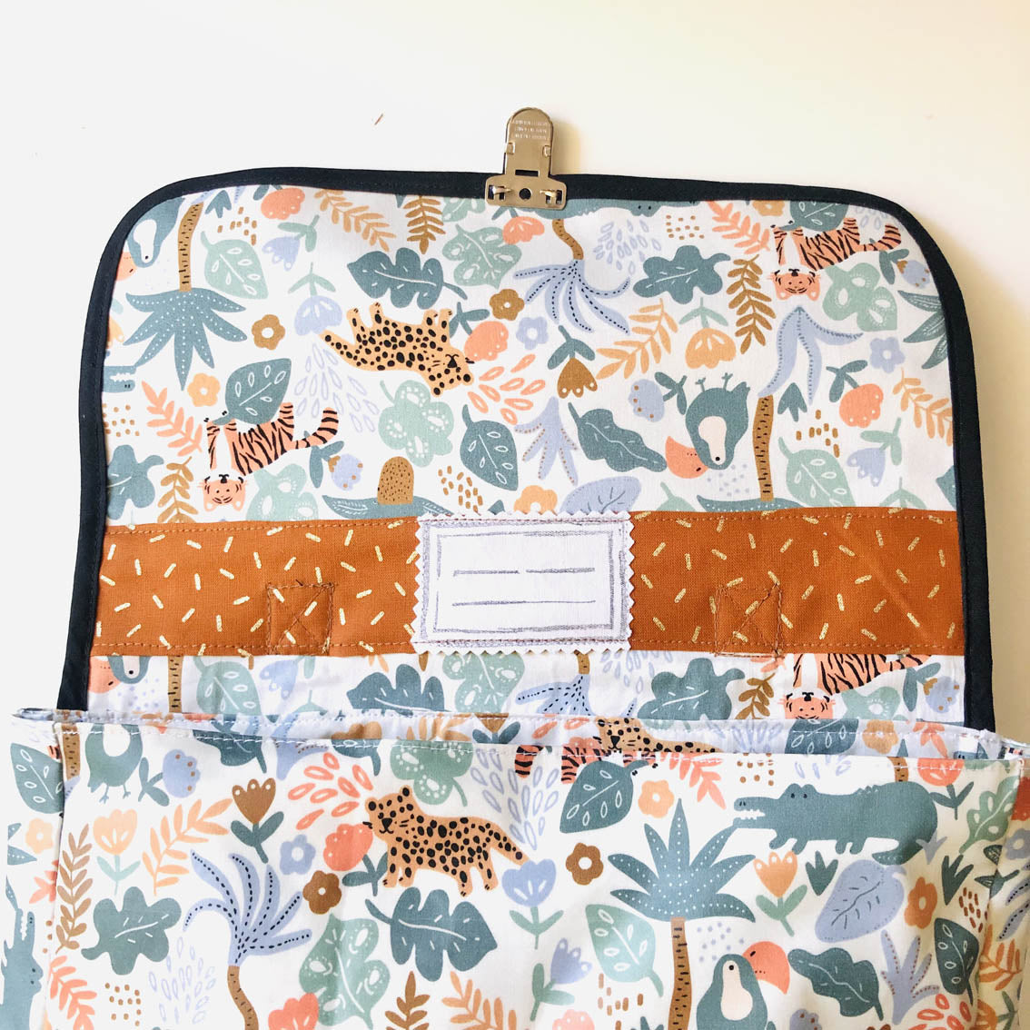 Cartable maternelle léger animaux de la savane