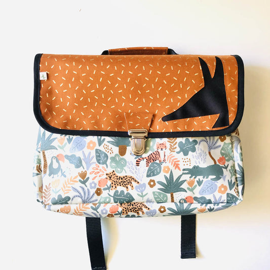 Cartable maternelle léger animaux de la savane