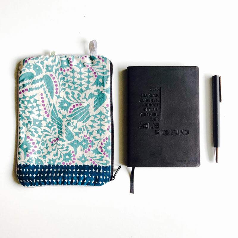 La pochette fleurie oiseau