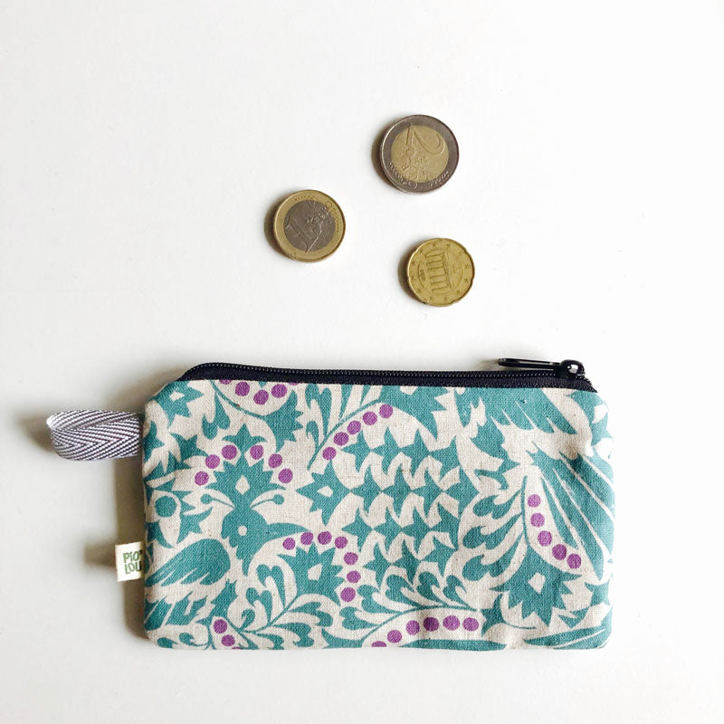 La pochette fleurie oiseau