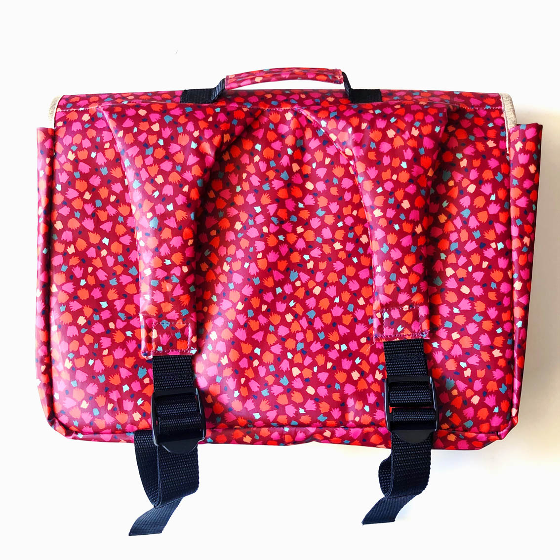 Cartable CP/primaire renforcé et léger Noir doré rose